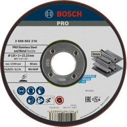 Диск за грубо шлифоване BOSCH PRO Semi-Flexible, 125 mm Диск за грубо шлифоване BOSCH PRO Semi-Flexible, 125 mm