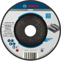 Диск за грубо шлифоване BOSCH PRO Metal Ф125х6х22.23