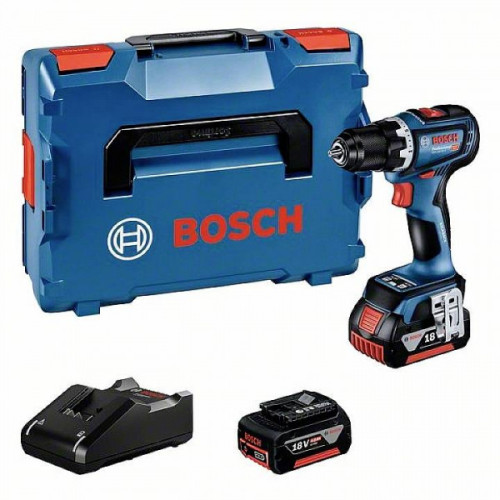 Акумулаторен винтоверт BOSCH GSR 18V-90 C 2x4.0Ah, L-BOXX Акумулаторен винтоверт BOSCH GSR 18V-90 C 2x4.0Ah, L-BOXX