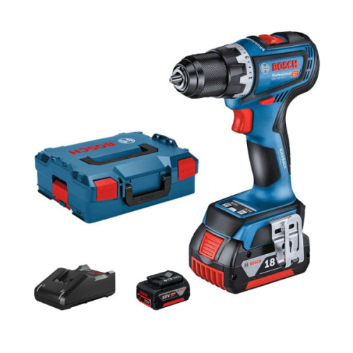 Акумулаторен винтоверт BOSCH GSR 18V-90 C 2x5.0Ah, L-BOXX Акумулаторен винтоверт BOSCH GSR 18V-90 C 2x5.0Ah, L-BOXX