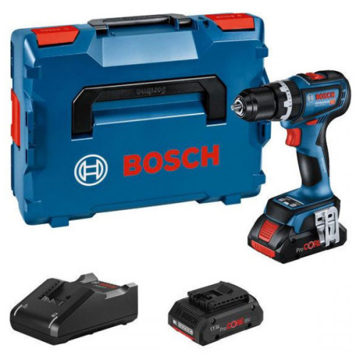 Акумулаторен ударно-пробивен винтоверт BOSCH GSB 18V-90 C 2x4.0Ah, C-модул Акумулаторен ударно-пробивен винтоверт BOSCH GSB 18V-90 C 2x4.0Ah, C-модул