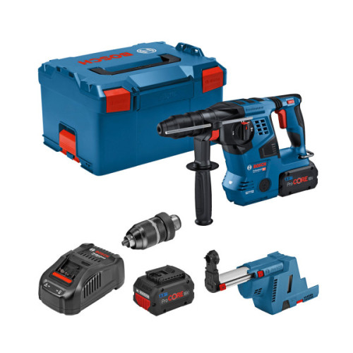 Акумулаторен перфоратор BOSCH GBH 18V-28 CF SET