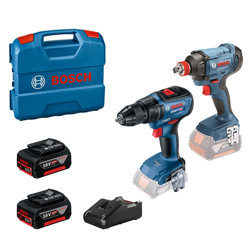Акумулаторен комплект BOSCH GSR 18V-50 + GDX 180-LI Акумулаторен комплект BOSCH GSR 18V-50 + GDX 180-LI