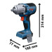 Акумулаторен ударен гайковерт BOSCH PRO GDS 18V-450H - 2х4,0 Ah + Куфар