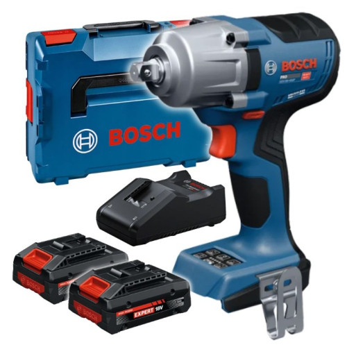 Акумулаторен ударен гайковерт BOSCH PRO GDS 18V-450P - 2x4,0 Ah + Куфар
