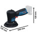 Акумулаторна ексцентърна полирмашина Bosch PRO GPX 12V-125 Solo