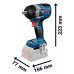 Акумулаторен ударен гайковерт BOSCH GDS 18V-750C - Solo