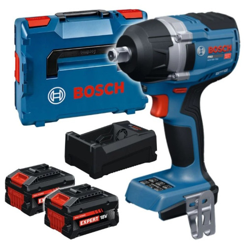Акумулаторен ударен гайковерт BOSCH PRO GDS 18V-750 - 2x4,0 Ah + Куфар