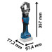 Акумулаторна машина за кримпване BOSCH GPH 18V-60 SOLO
