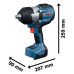 Акумулаторен ударен гайковерт BOSCH PRO GDS 18V-1400 - Solo
