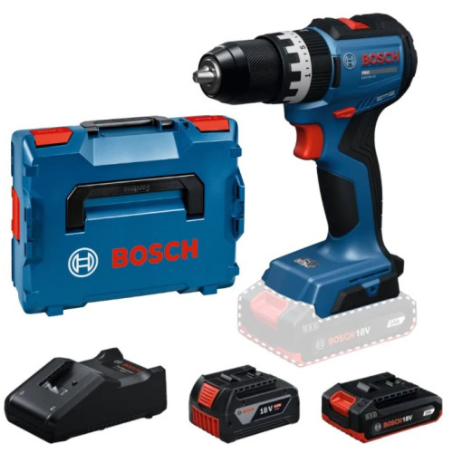 Акумулаторен ударен винтоверт Bosch PRO GSB 18V-52 Set + L-BOXX Акумулаторен ударен винтоверт Bosch PRO GSB 18V-52 Set + L-BOXX