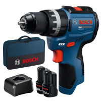 Акумулаторен ударен винтоверт BOSCH GSB 12V-31 2x2,0 Ah + чанта