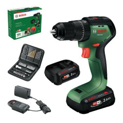 Акумулаторен ударен винтоверт BOSCH PSB 18V-60 2x2,5 Ah + Куфар + 51 Консуматива