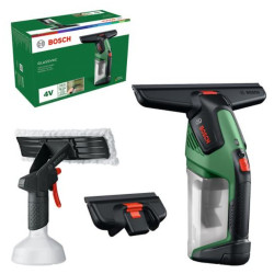Акумулаторна стъклочистачка BOSCH GlassVAC 4V + пръскалка + допълнителна глава