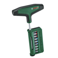 Комплект отвертки BOSCH с Т-образна ръкохватка - 19 броя