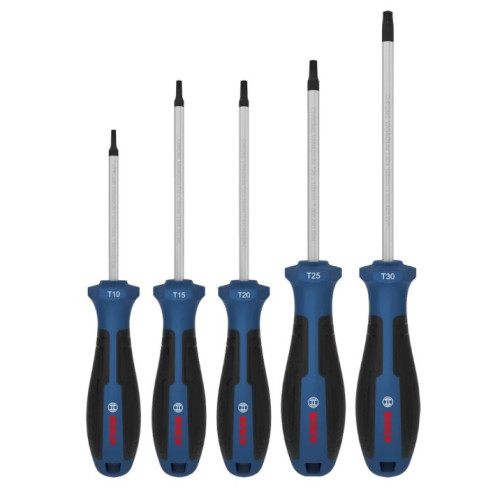 Комплект отвертки BOSCH PRO 1600A039PG, T10 - T30, 5 части