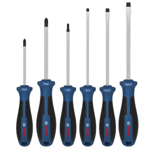Комплект отвертки BOSCH PRO 1600A039PJ, PH, TX, SL, 6 части