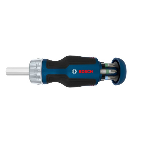 Къса отвертка с тресчотка и битове Bosch 1600A039PW 7 части