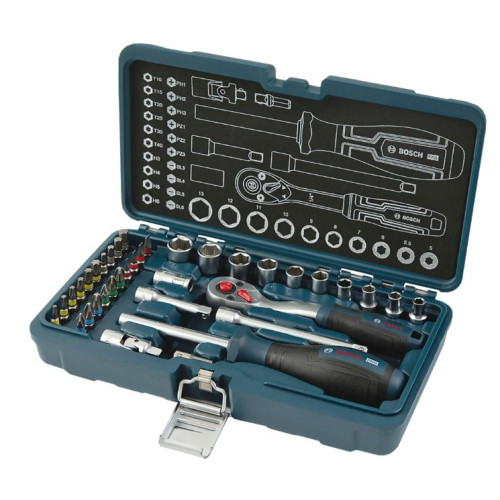 Гедоре комплект Bosch 1600A03AC7, ¼", 37 части
