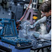 Гедоре комплект Bosch 1600A03AL1, ¼", ½", 134 части