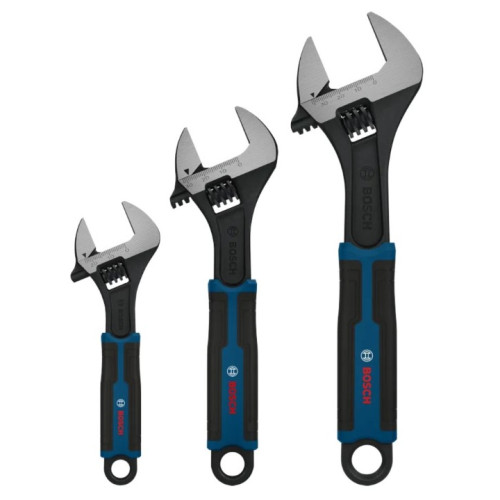 Комплект регулируеми гаечни ключове Bosch 1600A03B2J 3 броя