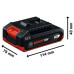 Акумулаторна батерия BOSCH PRO GBA18V-20 2,0 Ah