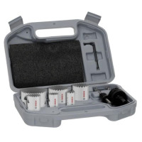 Комплект биметални боркорони Bosch HSS, Ø 20 - 68 mm, 9 части