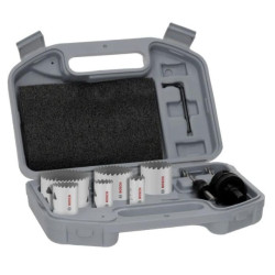 Комплект биметални боркорони Bosch HSS, Ø 20 - 68 mm, 9 части
