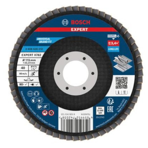 Ламелен диск BOSCH EXPERT X782 скосен 115 mm G40 Ламелен диск BOSCH EXPERT X782 скосен 115 mm G40