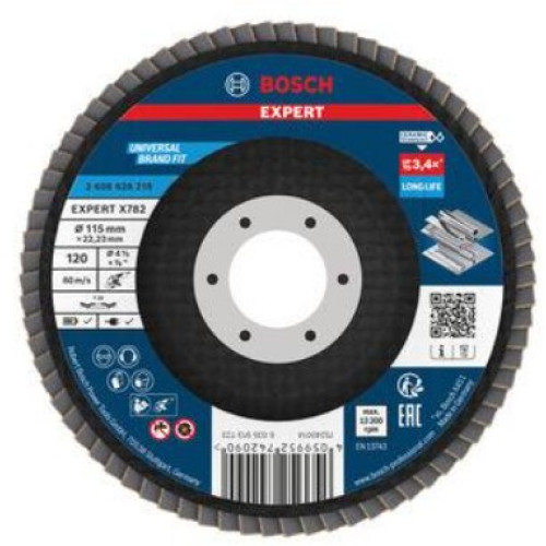 Ламелен диск BOSCH EXPERT X782 прав 115 mm G120