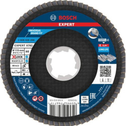 Ламелен диск BOSCH EXPERT X782 скосен 115 mm G80 Trimmable X-Lock