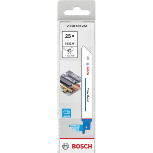 Нож за саблен трион BOSCH Metal Demolition S922AF
