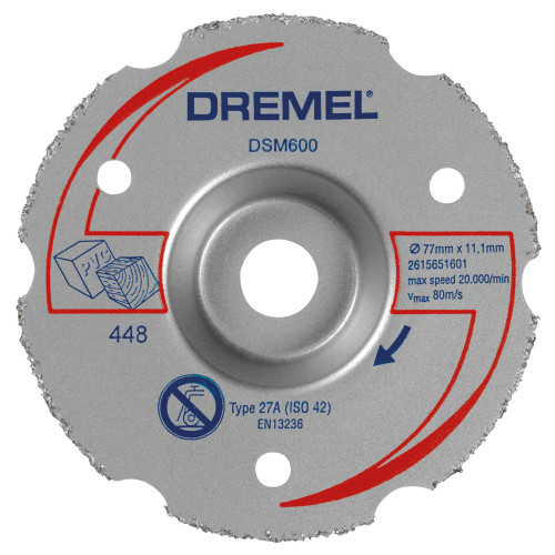Универсален карбиден диск за рязане чрез потапяне DREMEL DSM600