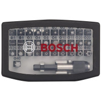 Комплект BOSCH екстра твърди смесени битове за отвертки с държач за битове, 32 броя