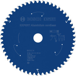 Диск за акумулаторен циркуляр BOSCH EXPERT Aluminium cordless, 165x1,3x20 mm, T54