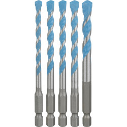 Комплект универсални свредла BOSCH EXPERT HEX-9 Multi Construction Drill Bit, 5 броя