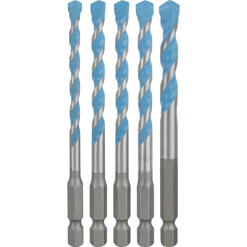 Комплект универсални свредла BOSCH EXPERT HEX-9 Multi Construction Drill Bit, 5 броя