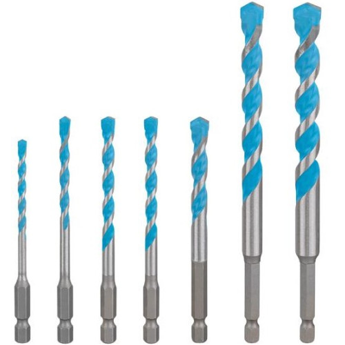 Комплект свредла BOSCH EXPERT HEX-9 MultiConstruction 4,0-12 mm - 7 броя