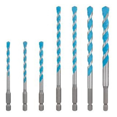 Комплект свредла BOSCH EXPERT HEX-9 MultiConstruction 5,0-10 mm - 7 броя