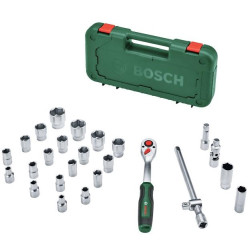 Комплект тресчотка 1/2" BOSCH - 25 части Комплект тресчотка 1/2" BOSCH - 25 части