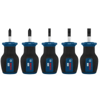 Комплект къси отвертки BOSCH PRO PH/SL - 5 броя