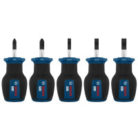 Комплект къси отвертки BOSCH PRO PZ/SL - 5 броя