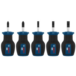 Комплект къси отвертки BOSCH PRO PZ/SL - 5 броя