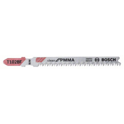 Ножчета BOSCH T 102 BF Clean for PMMA плоскости - 3 броя Ножчета BOSCH T 102 BF Clean for PMMA плоскости - 3 броя