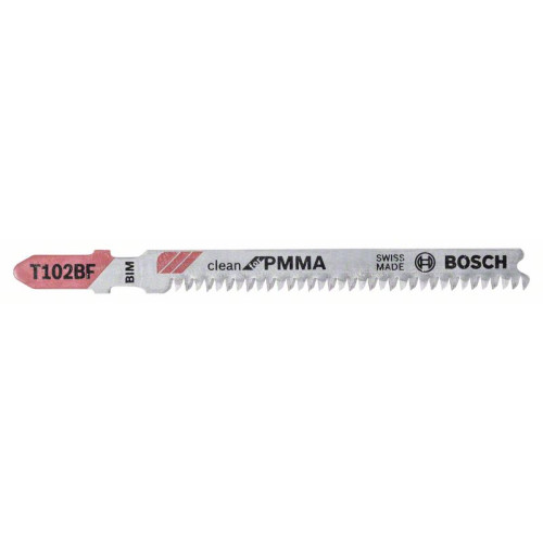 Ножчета BOSCH T 102 BF Clean for PMMA плоскости - 3 броя Ножчета BOSCH T 102 BF Clean for PMMA плоскости - 3 броя