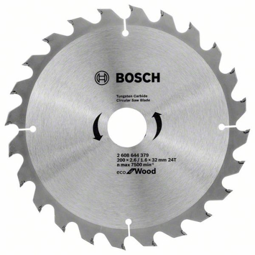 Циркулярен диск BOSCH ECO за дърво 200 mm  Циркулярен диск BOSCH ECO за дърво 200 mm