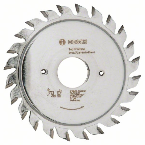 Циркулярен диск BOSCH Top Precision Laminated Panel, 100 mm