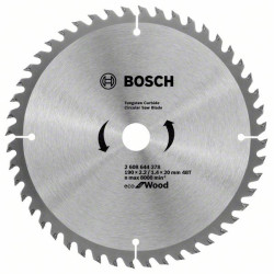 Диск циркулярен BOSCH Eco  for Wood, 190 mm