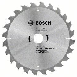 Диск за циркуляр BOSCH ECO за дърво 230 mm 