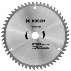 Диск за циркуляр Eco for Aluminium BOSCH 190 mm